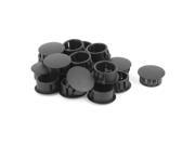 SKT 19 Plastic 19mm Dia Snap in Type Locking Hole Plugs Button Cover 20pcs