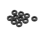 Unique Bargains 8mm Inner Dia Double Sides Rubber Cable Wiring Grommets Gasket Ring 10Pcs
