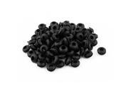 Unique Bargains 100pcs 5mm Inner Dia Double Sides Wire Grommets Gasket Ring Cable Protector