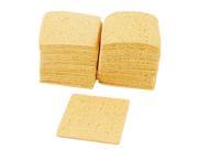 50 Pcs Replacement Soldering Iron Cleaning Sponge 61mmx61mmx2.5mm