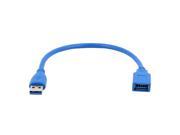 0.3M 1Ft SuperSpeed USB 3.0 Type A Male to Female Data Extension Cable Blue