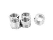 3 4BSP Male to 1 2BSP Female Threaded Hex Reducing Bushing Pipe Adapter 5 Pcs