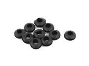 Unique Bargains 5mm Inner Dia Double Sides Rubber Cable Wiring Grommets Gasket Ring 10Pcs