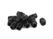 15pcs Round Head Rubber Strain Relief Cord Boot Protector 21mm Length
