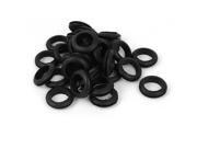 22mm Dia Double Sides Rubber Wire Grommets Cable Protector 30 Pcs