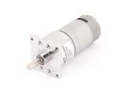 Unique Bargains DC 24V 120RPM High Torque Electric Low Speed Solder Cylindrical Gear Box Motor