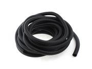 6.7M Long 12mm x 15.8mm PVC Split Corrugated Tubing Wire Cable Conduit Tube Pipe