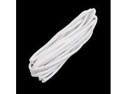 4M Length 2mm Inner Dia PVC Tube Sleeve White for Wire Marking Printing Machine