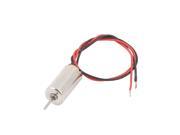 DC 1.5 4.5V 46500RPM 2 Wired Cylinder Coreless Motor for RC Helicopter