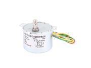 AC 220V CCW CW Direction 6W 1.5RPM 7mm Shaft Dia Synchronous Motor w Resistance
