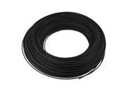 Unique Bargains 600V 125C 200m 2 1 1.5mm Dia Black Wire Insulating Heat Shrink Tube Pipe