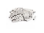 50Pcs BN2 Uninsulated Butt Connector Terminal for 16 14 AWG Cable Wire