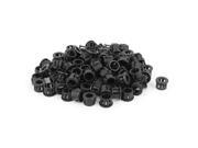 100pcs 13mm Mounted Dia Snap in Cable Bushing Grommet Protector Black