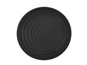 Home Rubber Round Shaped Heat Insulation Pot Mat Pad Holder Coaster Black