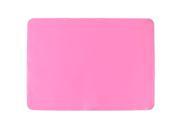 Kitchen Silicone Rectangular Heat Insulating Pad Plate Tray Cup Bowl Mat Pink