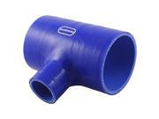 Unique Bargains Dark Blue 4mm PLY Silicone Rubber Hose Coupler Turbo Intake Pdayn