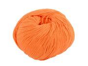 Household Cotton Handcraft Hand Knitting DIY Scarf Hat Sweater Yarn Orange