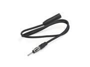 Car Black Male to Female Radio Stereo Antenna Adapter Extension Cable 65cm Long