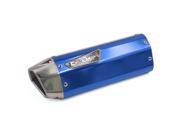 Motorcycle Exhaust Muffler Stainless Steel Silencer Blue