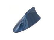 Blue ABS Plastic Shark Fin Shaped Adhesive AM FM Radio Signal Antenna for BMW