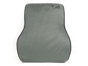 Gray Car Seat Back Lumbar Waist Massage Memory Foam Cushion Soft Support Pad