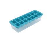 Household 14 Slots Jelly Chocolate Pudding Cake Ice Tray Cube Mold Mould Blue