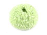 Family DIY Craft Scarf Shawl Crochet Knitting Dots Print Yarn Thread Light Green