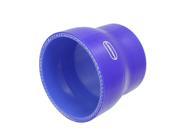 76mm to 89mm Straight Turbo Reducer Silicone Hose Coupler Blue NEW