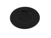 Plastic Round Heat Resistant Cup Mat Coaster Pad 4 Dia Black