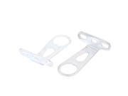 Silver Tone Metal Bicycles Cycling Bike Foot Rest Stand Pegs 2pcs