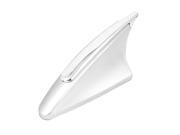 Unique Bargains Silver Tone Shark Fin Type Decorative Car Trunk Top Mounted Roof Antenna Aerial