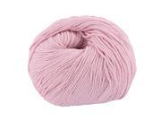 Household Cotton Handcraft Hand Knitting DIY Scarf Hat Sweater Yarn Pale Pink