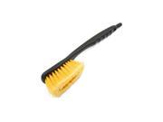 Car Cleaning Tool Non slip Handle Wheel Rim Water Brush Cleaner Yellow Black