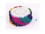 Round Ball Shape Head Dressmaking Sewing Decorating Pins Multicolor 480pcs
