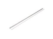 Unique Bargains 4pcs Silver Tone Stainless Steel Sweater Double Point Knitting Needles Pins 11