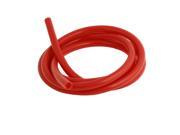 Unique Bargains 6.5Ft Long 7mm Inner Dia Auto Red Silicone Air Line Hose Tube Pipe