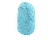Cotton Hand Knitting Clothes Hat Sweater Crocheting Crochet Thread 50 Gram Cyan