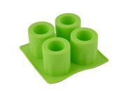 Silicone Drinking Cup Shape Wine Yogurt Ice Cube Tray Mold Mould Green