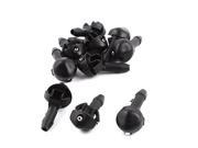 Car Windshield Cleaning Water Spout Spray Injector Washer Nozzle Black 10PCS
