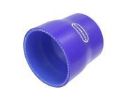 Unique Bargains 64mm to 70mm Straight Reducer Silicone Turbo Hose Coupling Blue