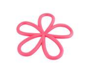 Pink Plum Blossom Design Heat Insulation Pad Cup Mat Coasters