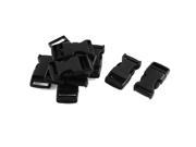 10Pcs 3 4 Width Strap Safety Side Quick Release Buckles Black