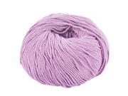 Household Cotton Handcraft Hand Knitting DIY Scarf Hat Sweater Yarn Light Purple