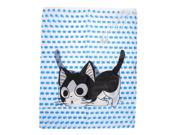 Drawstring Closure Dots Cat Pattern Water Resistant Storage Bag Holder Container