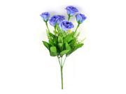 Bedroom Office Table Plastic Decoration Emulational Flower Bouquet Blue Green