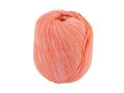 Hand Knitting DIY Scarf Hat Sweater Cotton Blends Craft Yarn Ball Orange