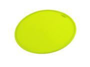 Household Tableware Silicone Round Shape Non slip Heat Resistant Mat Cup Green