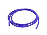 Unique Bargains Unique Bargains 7.9Ft Long 8mm Dia Auto Blue Silicone Air Line Hose Tube Pipe