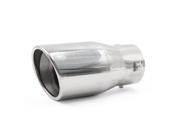 Unique Bargains Universal 75mm 3 Inlet Dia Stainless Steel Car Exhaust Muffler Tip Sliver Tone
