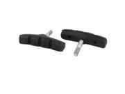 2 Pcs Carved Rubber Mountain Bicycle Bike Replacement Brake Pads
